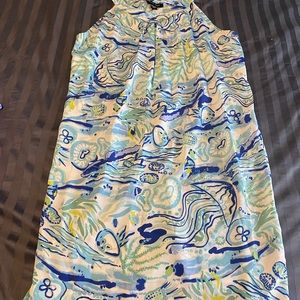 Sleeveless boat type dress